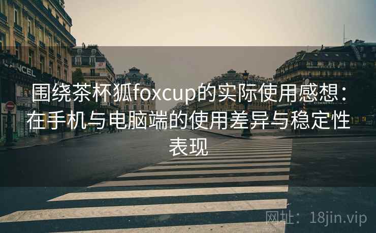 围绕茶杯狐foxcup的实际使用感想：在手机与电脑端的使用差异与稳定性表现