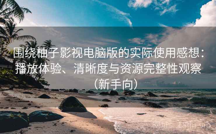 围绕柚子影视电脑版的实际使用感想：播放体验、清晰度与资源完整性观察（新手向）