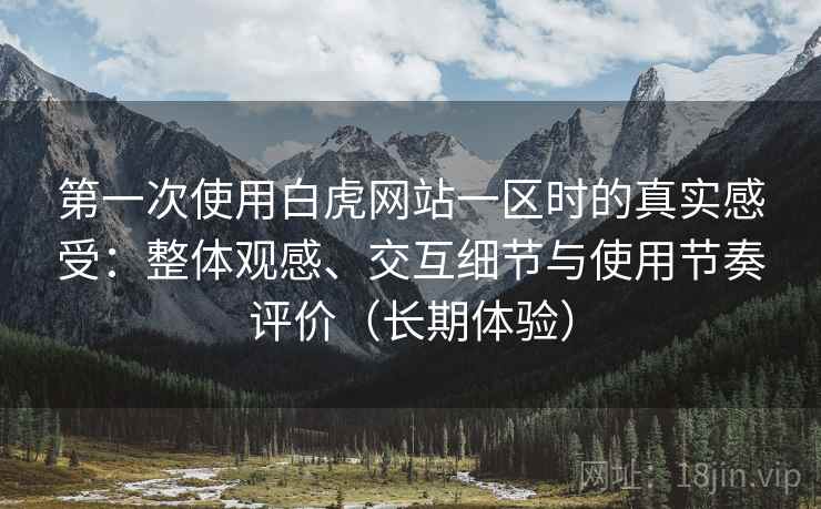 第一次使用白虎网站一区时的真实感受：整体观感、交互细节与使用节奏评价（长期体验）