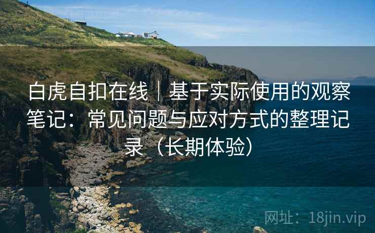 白虎自扣在线｜基于实际使用的观察笔记：常见问题与应对方式的整理记录（长期体验）