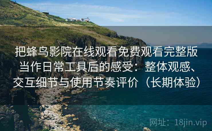 把蜂鸟影院在线观看免费观看完整版当作日常工具后的感受：整体观感、交互细节与使用节奏评价（长期体验）